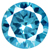 Cubic Zirconia Blue Topaz Gems