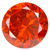 Cubic Zirconia Orange Gems