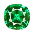 Cushion emerald