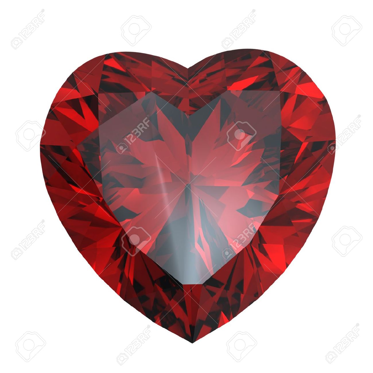 Nano Garnet Heart