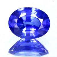 Synthetic diffusion blue sapphire