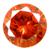 Cubic Zirconia Orange Gems