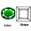 Sim Glass Eme Green Square