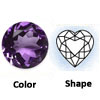 amethyst africa gem heart