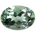 green amethyst gem oval
