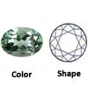 green amethyst gem round